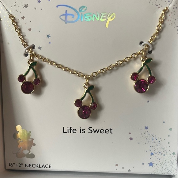 Disney Cherry Charm Necklace, Minnie mouse necklace,women’s necklace. - Picture 16 of 16